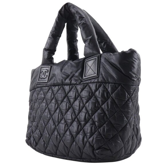 CHANEL Cococoon Handbag A48610 Small tote reversible black Nylon Women - Picture 3 of 14